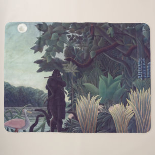Henri Rousseau - The Snake Charmer Sherpa Blanket
