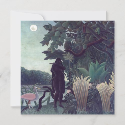 Henri Rousseau _ The Snake Charmer Thank You Card