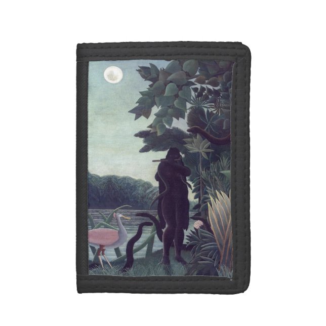 Henri Rousseau - The Snake Charmer Trifold Wallet (Front Vertical)