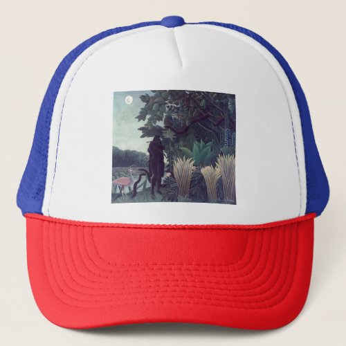 Henri Rousseau _ The Snake Charmer Trucker Hat