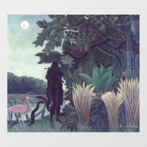 Henri Rousseau _ The Snake Charmer Wall Decal