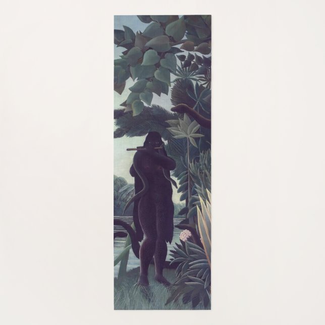 Henri Rousseau - The Snake Charmer Yoga Mat (Back)