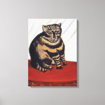 Henri Rousseau - The Tiger Cat ( Le Chat Tigre ) Canvas Print by ArtLoversCafe at Zazzle