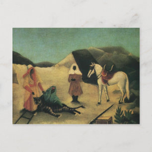 Henri Rousseau- The Tiger Hunt Postcard