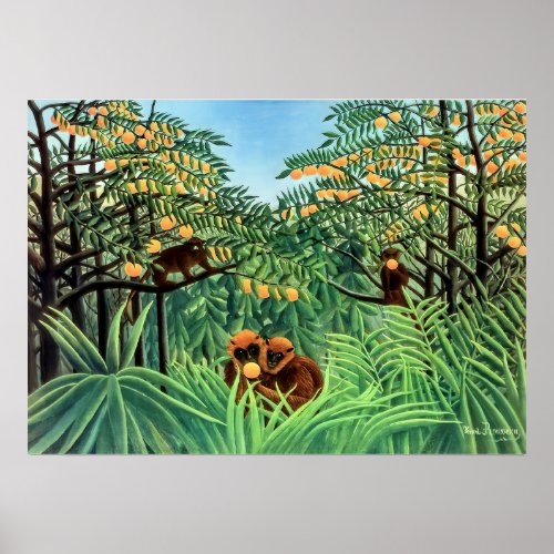 Henri Rousseau _ The Tropics Poster