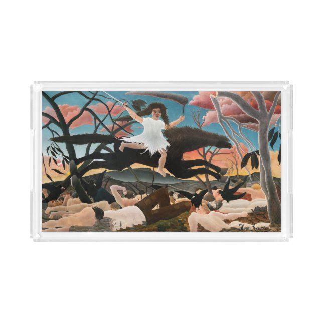 Henri Rousseau - The War Acrylic Tray (Front)