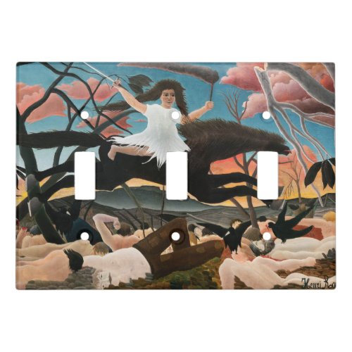 Henri Rousseau _ The War Light Switch Cover