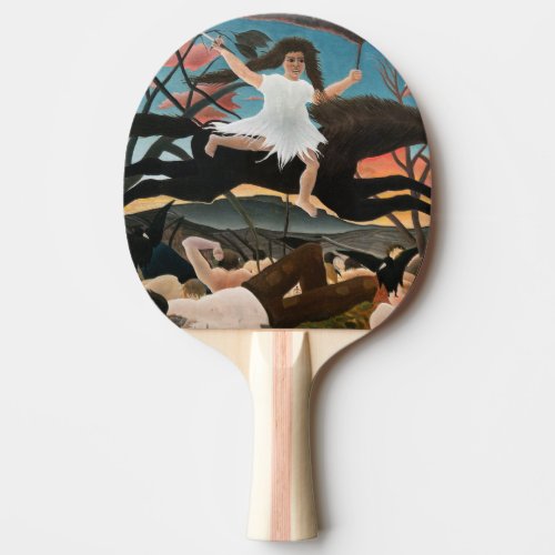 Henri Rousseau _ The War Ping Pong Paddle