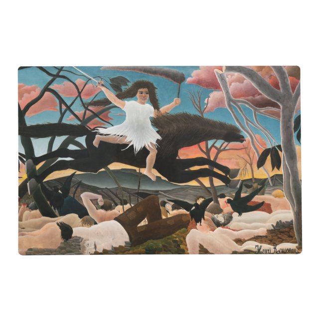 Henri Rousseau - The War Placemat (Front)