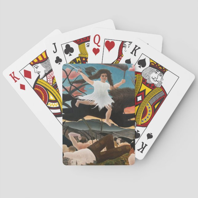 Henri Rousseau - The War Poker Cards (Back)