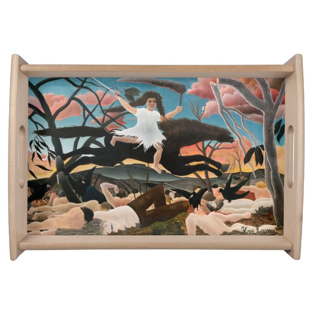 Henri Rousseau - The War Serving Tray (Front)