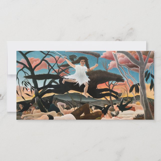 Henri Rousseau - The War Thank You Card (Front)