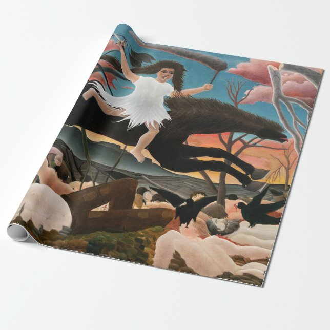 Henri Rousseau - The War Wrapping Paper (Unrolled)
