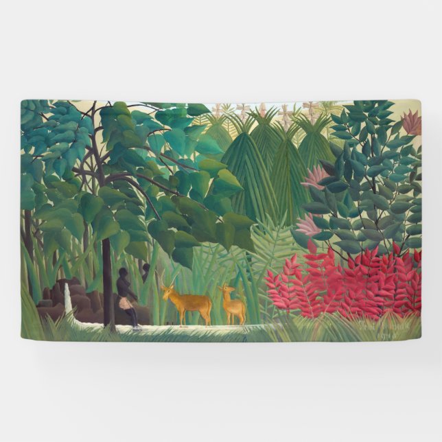 Henri Rousseau - The Waterfall Banner (Horizontal)