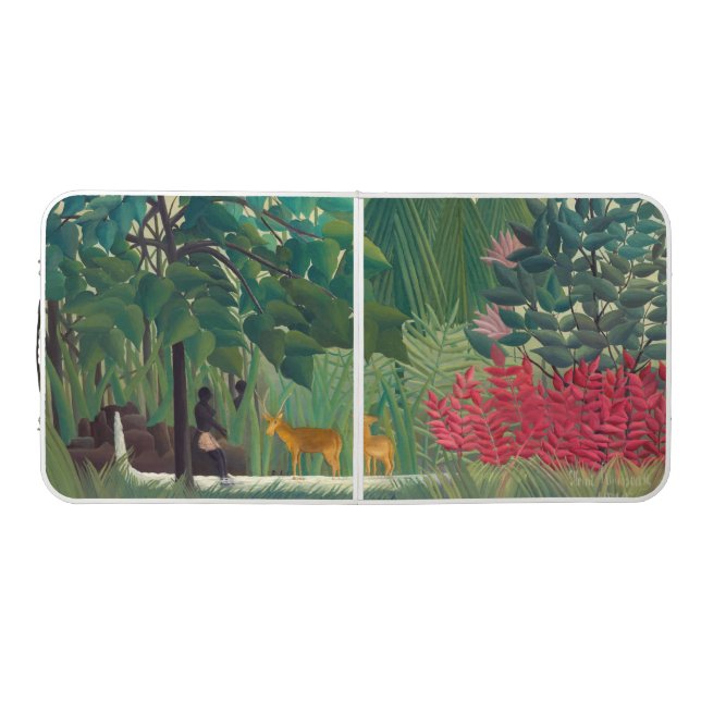 Henri Rousseau - The Waterfall Beer Pong Table (Top)