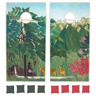 Henri Rousseau - The Waterfall Cornhole Set