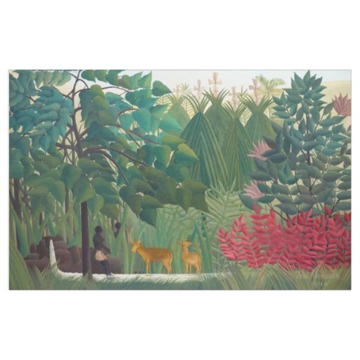 Henri Rousseau - The Waterfall Fabric