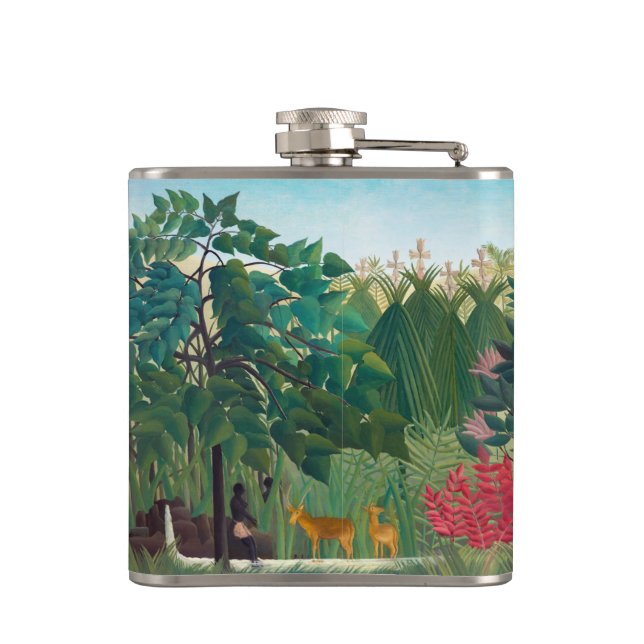 Henri Rousseau - The Waterfall Flask (Back)
