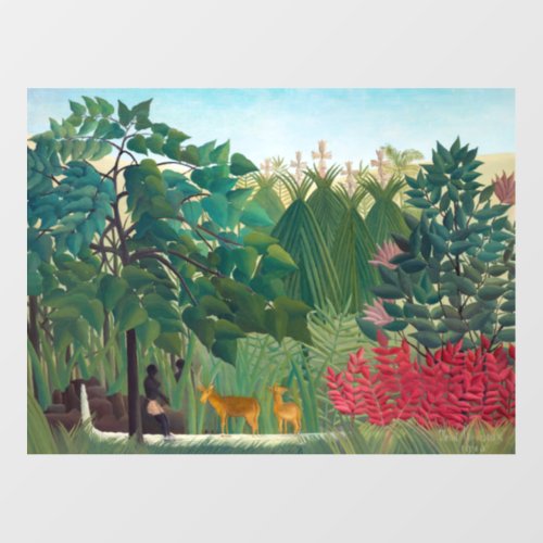 Henri Rousseau _ The Waterfall Floor Decals