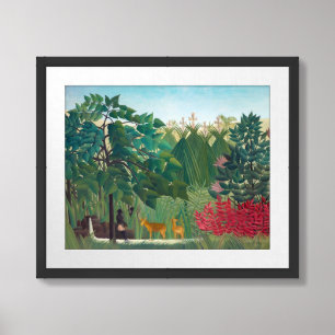 Henri Rousseau - The Waterfall Framed Art