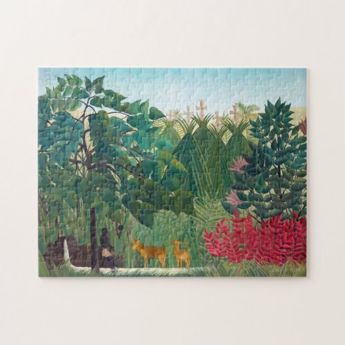 Henri Rousseau _ The Waterfall Jigsaw Puzzle