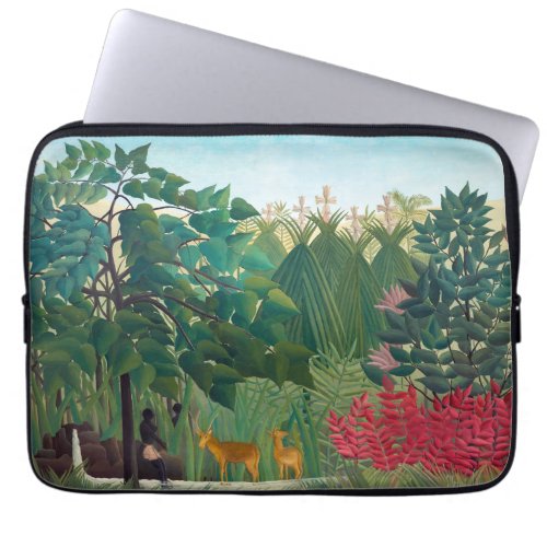 Henri Rousseau _ The Waterfall Laptop Sleeve