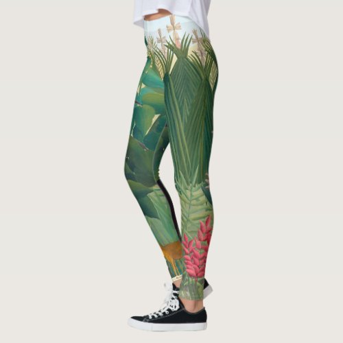 Henri Rousseau _ The Waterfall Leggings