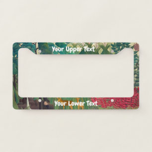 Henri Rousseau - The Waterfall License Plate Frame
