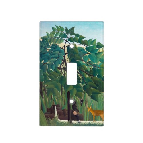 Henri Rousseau _ The Waterfall Light Switch Cover