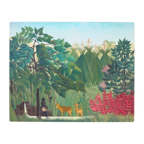 Henri Rousseau _ The Waterfall Metal Print