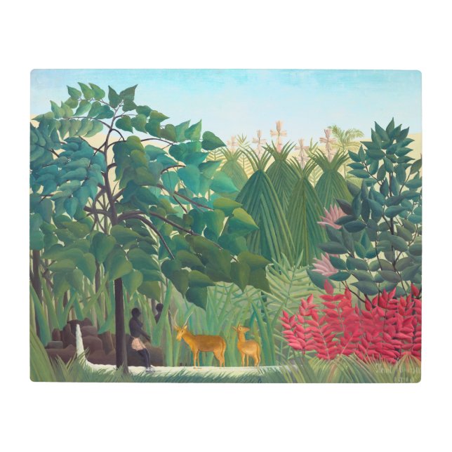 Henri Rousseau - The Waterfall Metal Print (Front)