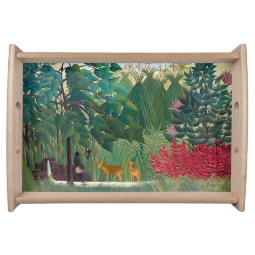 Henri Rousseau _ The Waterfall Serving Tray