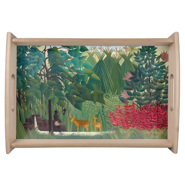 Henri Rousseau - The Waterfall Serving Tray (Front)