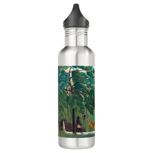 Henri Rousseau _ The Waterfall Stainless Steel Water Bottle