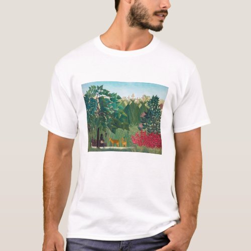 Henri Rousseau _ The Waterfall T_Shirt