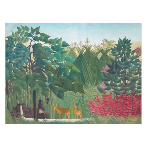Henri Rousseau _ The Waterfall Tablecloth
