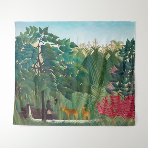 Henri Rousseau _ The Waterfall Tapestry