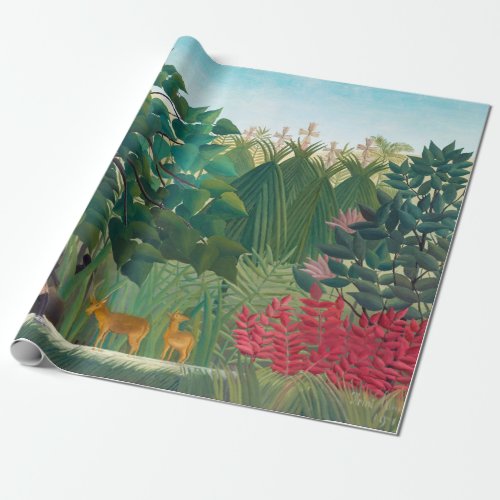 Henri Rousseau _ The Waterfall Wrapping Paper