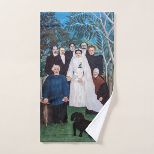 Henri Rousseau _ The Wedding Party Bath Towel Set