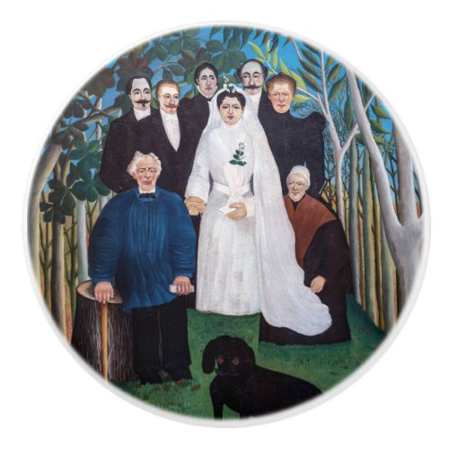 Henri Rousseau _ The Wedding Party Ceramic Knob