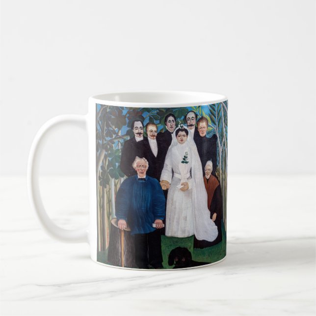 Henri Rousseau - The Wedding Party Coffee Mug (Left)