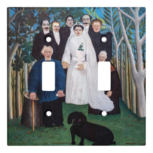 Henri Rousseau _ The Wedding Party Light Switch Cover