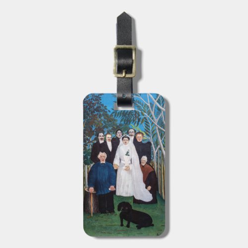 Henri Rousseau _ The Wedding Party Luggage Tag