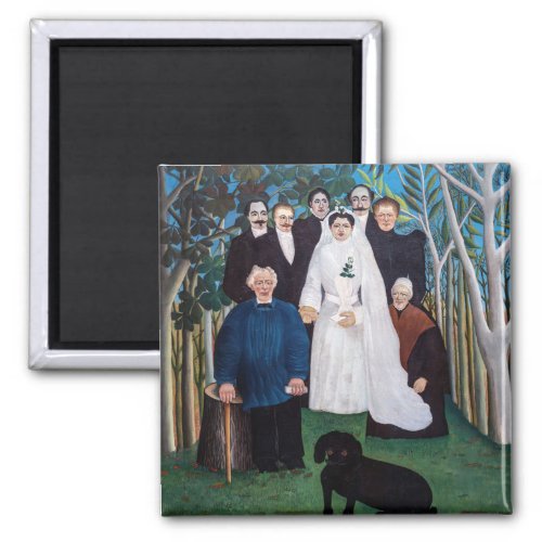 Henri Rousseau _ The Wedding Party Magnet