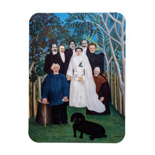 Henri Rousseau _ The Wedding Party Magnet