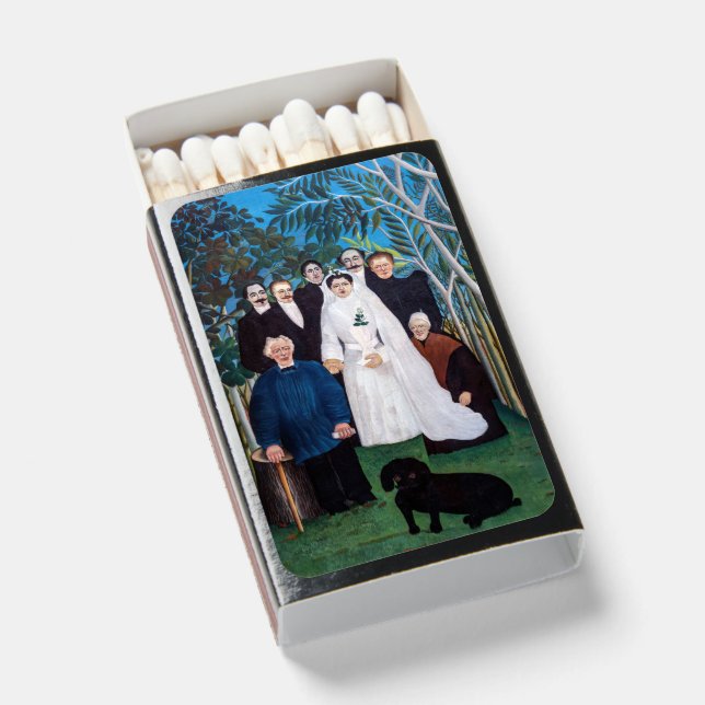 Henri Rousseau - The Wedding Party Matchboxes (Front Open)