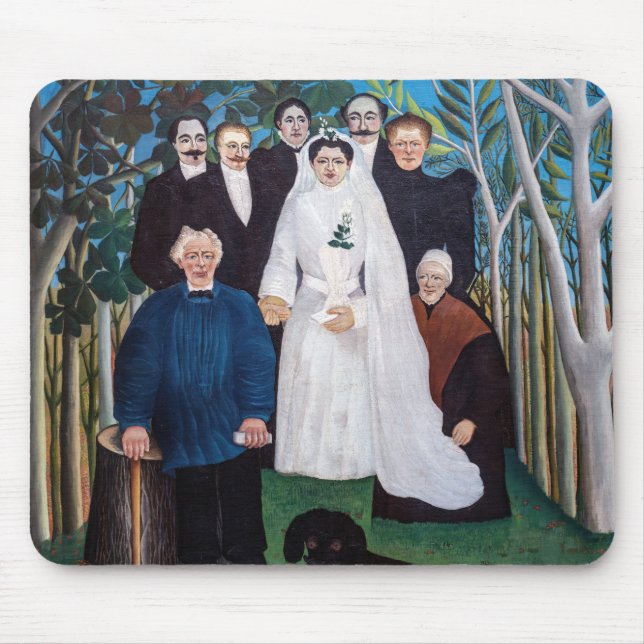 Henri Rousseau - The Wedding Party Mouse Pad (Front)