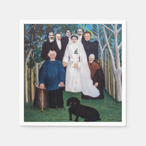 Henri Rousseau _ The Wedding Party Napkins