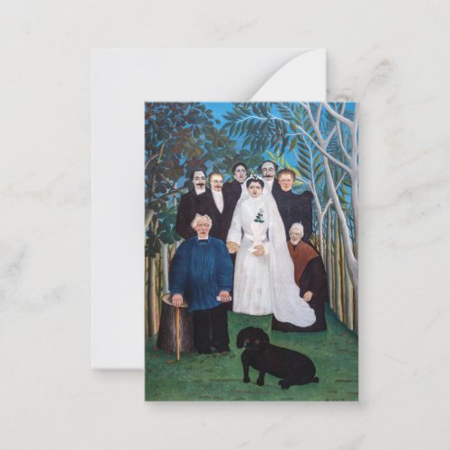 Henri Rousseau _ The Wedding Party Note Card