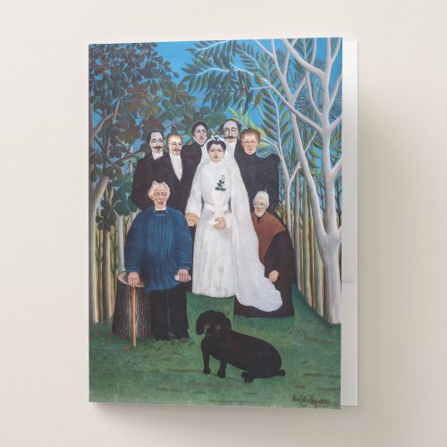 Henri Rousseau _ The Wedding Party Pocket Folder